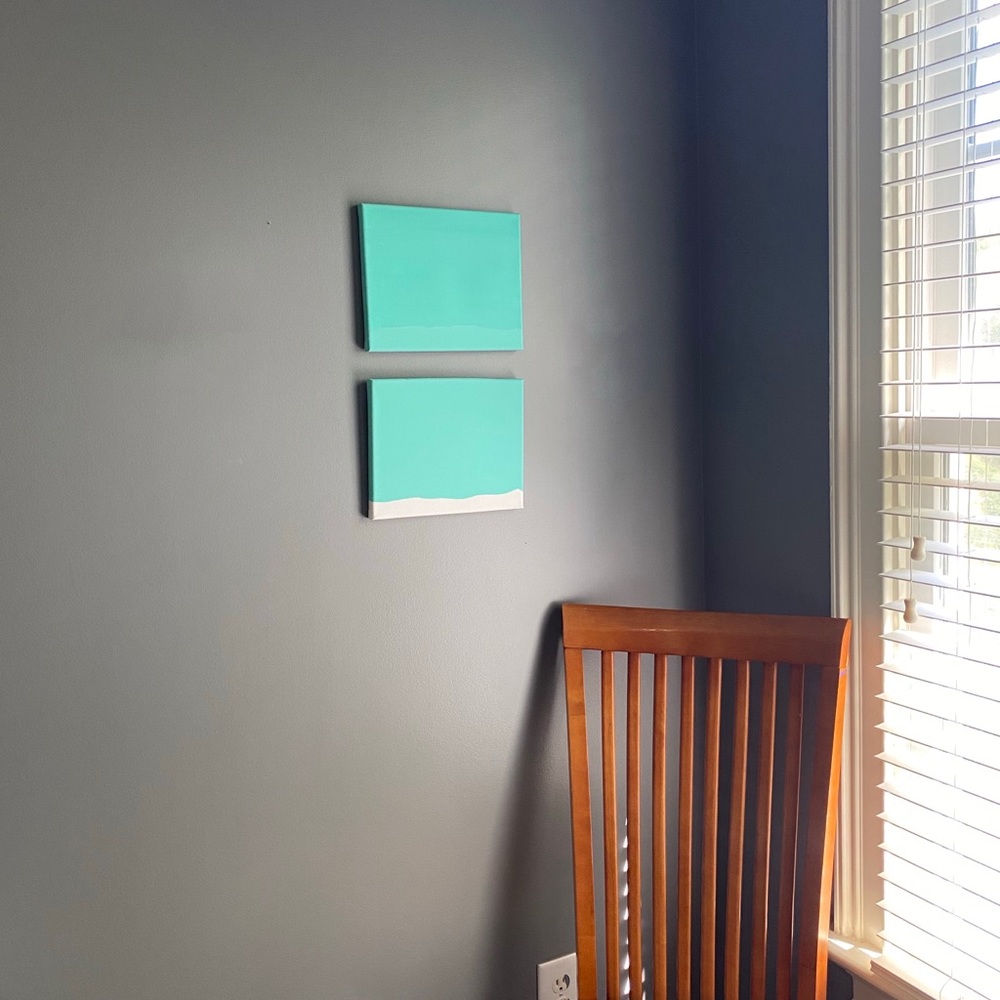 Blue Ombré Wall Art